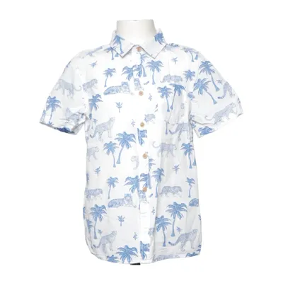 Kortärmad skjorta (Vit, Blå) från H&M Bomull