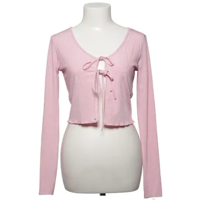 Slå om-cardigan (Pink) fra Chiquelle Bomuld, Polyester