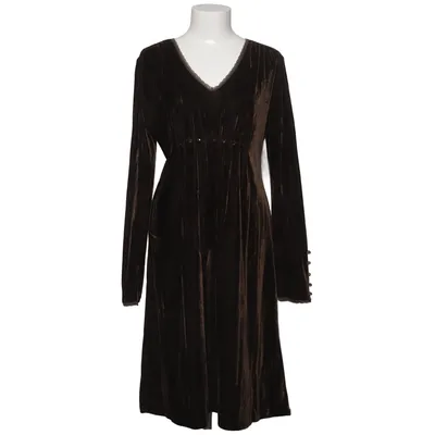 Jurk (Bruin) van Zitella Elastaan, Polyester