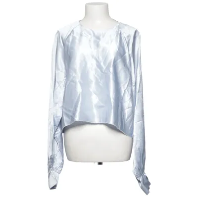 Blouse (Bleu) de Ahlvar Gallery Soie, Viscose