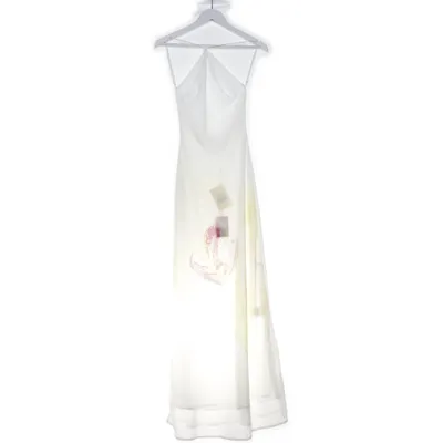 Långklänning (Vit, Gul, Flerfärgad) från Peppermayo Polyester