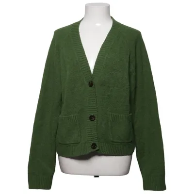 Cardigan (Grøn) fra Uniqlo Akryl, Elastan, Polyamid, Uld