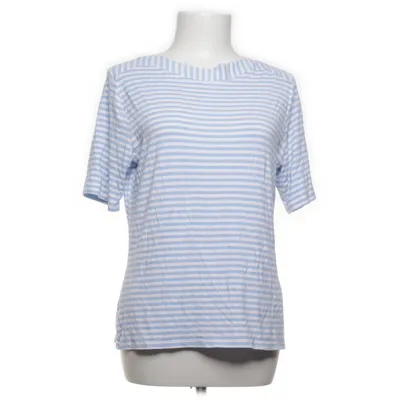 T-shirt (Blå, Vit) från Frank Walder Elastan, Viskos