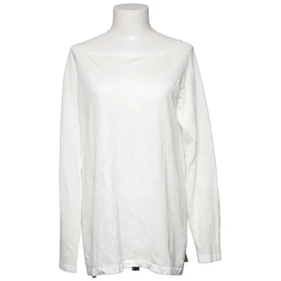 Pull-over (Blanc) de Caroline Biss Fibre métallique, Soie, Viscose