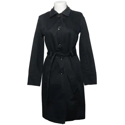 Trenchcoat (Schwarz) von Old Navy Baumwolle, Polyester