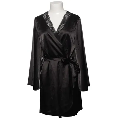 Robe de chambre (Noir) Élasthane, Polyester