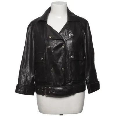 Biker jacket (Black) from Mos Mosh Elastane, Polyester