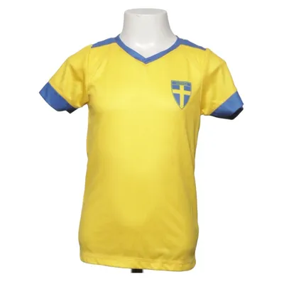 Fotbollströja (Gul, Blå) från Heja Sverige Polyester