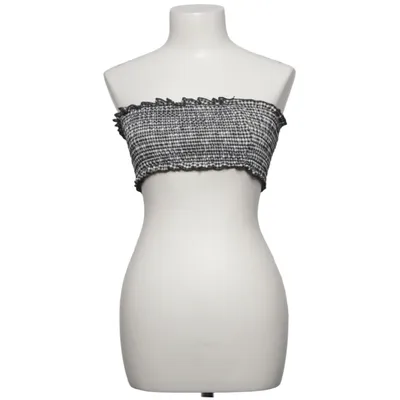 Tube top (Zwart, Wit) van Stylewise Elastaan, Polyester