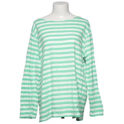 Långärmad t-shirt (Grön, Vit) från Xlnt Bomull