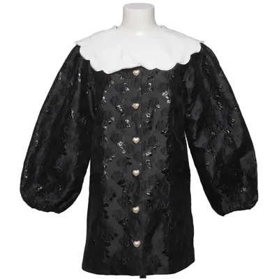Klänning (Svart, Vit) från Sister Jane Elastan, Metallfiber, Polyester