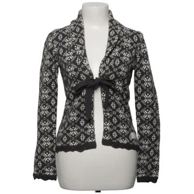 Wrap cardigan (Black, White) from Odd Molly Cotton