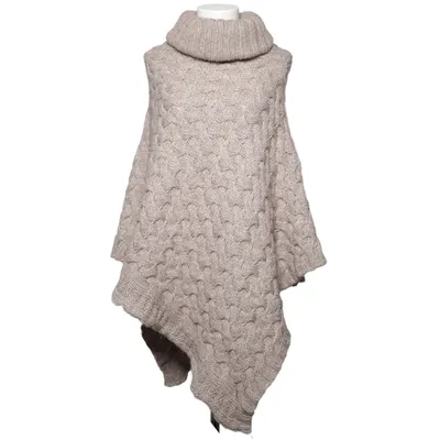 Poncho (Beige) de Tif Tiffy Acrylique, Laine d'alpaga