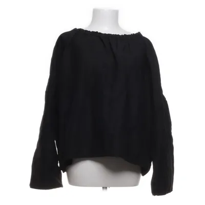 Blouse (Black) from Totême Elastane, Linen, Viscose