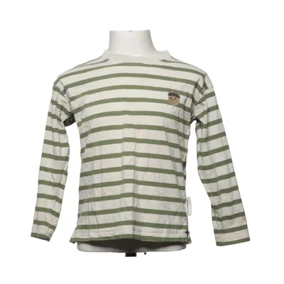 Långärmad t-shirt (Grön, Beige) från Minories Ekologisk bomull
