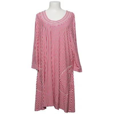Robe (Rouge, Blanc) de Kanok Élasthane, Viscose