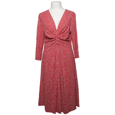 Kjole (Rød, Hvid) fra Flash Woman Elastan, Viscose