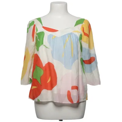 Top (Weiß, Mehrfarbig) von Marimekko Baumwolle, Seide