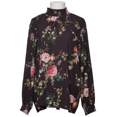 Blouse (Black, Multicolored) from Dranella