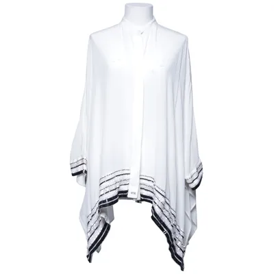 Blus (Vit, Svart, Guldfärgad) från Elisabetta Franchi