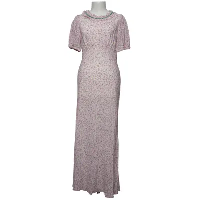 Långklänning (Rosa, Vit, Grön) från Rixo Bomull, Polyester, Viskos