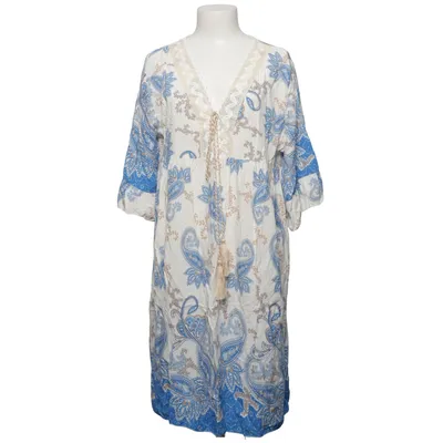 Jurk (Wit, Blauw, Bruin) van New Collection Viscose