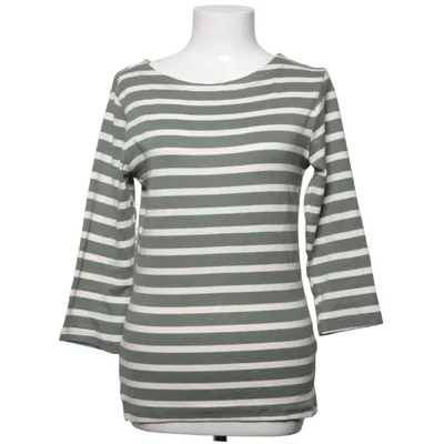 Lange mouwen shirt (Groen, Wit) van Hema Elastaan, Organisch katoen