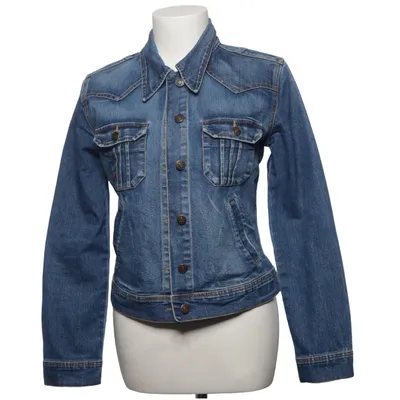 Spijkerjas (Blauw) van Jeanswear by Crocker Katoen, Elastaan, Polyester