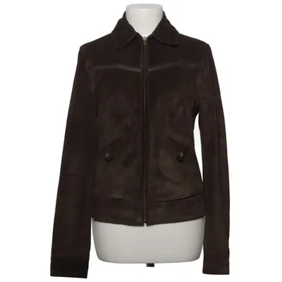 Leren jack (Bruin) van Timberland Acetaat, Leer, Polyamide