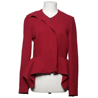 Blazer (Rød) fra Roland Mouret Bomuld, Uld