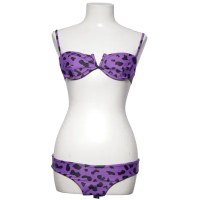 Bikini (Violet, Noir) de Zaful Élasthane, Polyester