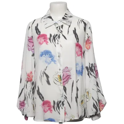 Blouse (White, Multicolored) from Flamingo Polyester