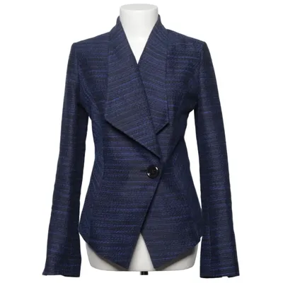Blazer (Blue, Black) from Mary Kay Acrylic, Cotton, Polyester