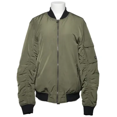 Bomber jacket (Green, Black) from Pull & Bear Polyester