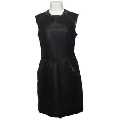 Dress (Black) from De Bijenkorf Leather, Polyester