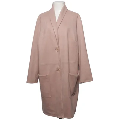 Coat (Pink) from Mona Elastane, Viscose