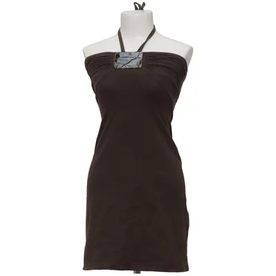 Halter neck top (Brown) from Moda International Cotton, Elastane