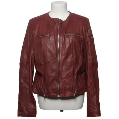 Leather jacket (Red) from Rino & Pelle Leather, Polyester
