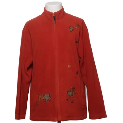 Fleece jacket (Red, Multicolored) from Tulchan Polyester