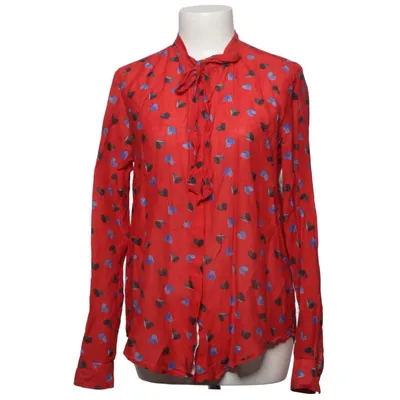 Blouse (Rouge, Bleu, Noir) de Lambert Coton, Soie