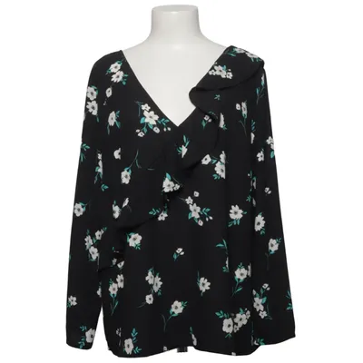 Blouse (Black, White, Green) from V by Very Polyester