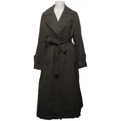 Trench coat (Gray) from Massimo Dutti Cotton
