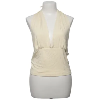 Haut dos-nu (Beige) de Gina Tricot Élasthane, Viscose