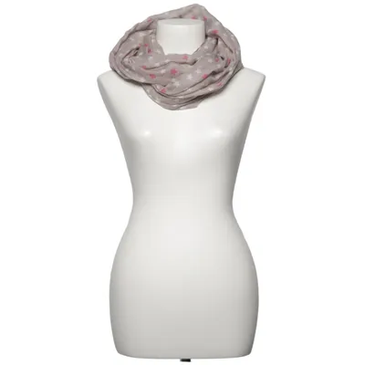 Colsjaal (Grijs, Wit, Roze) van Top Model by Depesche Polyester