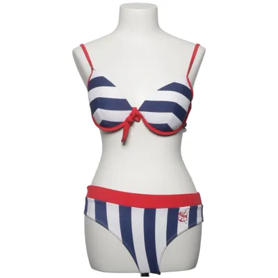 Bikini (Blå, Hvid, Rød) fra Beco Elastan, Polyamid