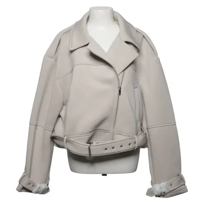 Bikerjacka (Beige) från ASOS Design Elastan, Polyester