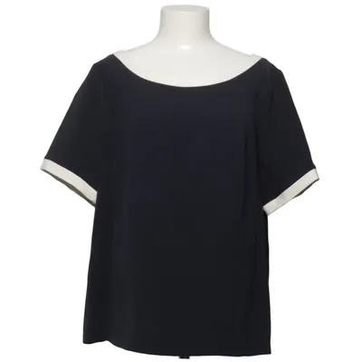 Top (Blue, White) from Marina Rinaldi Acetate, Polyester