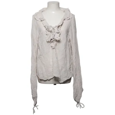 Blouse (Beige) van Branting Katoen, Linnen