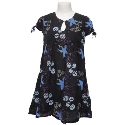 Jurk (Zwart, Blauw, Lila) van La Fiancée du Mekong Katoen