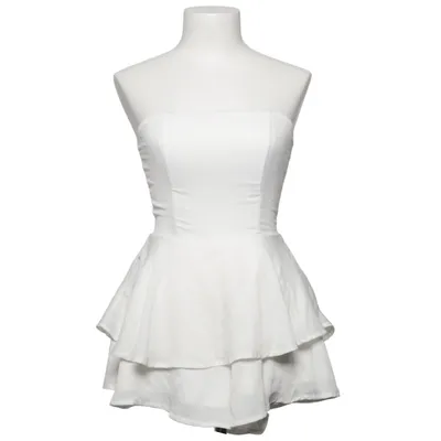 Jurk (Wit) van Princess Polly Katoen, Polyester